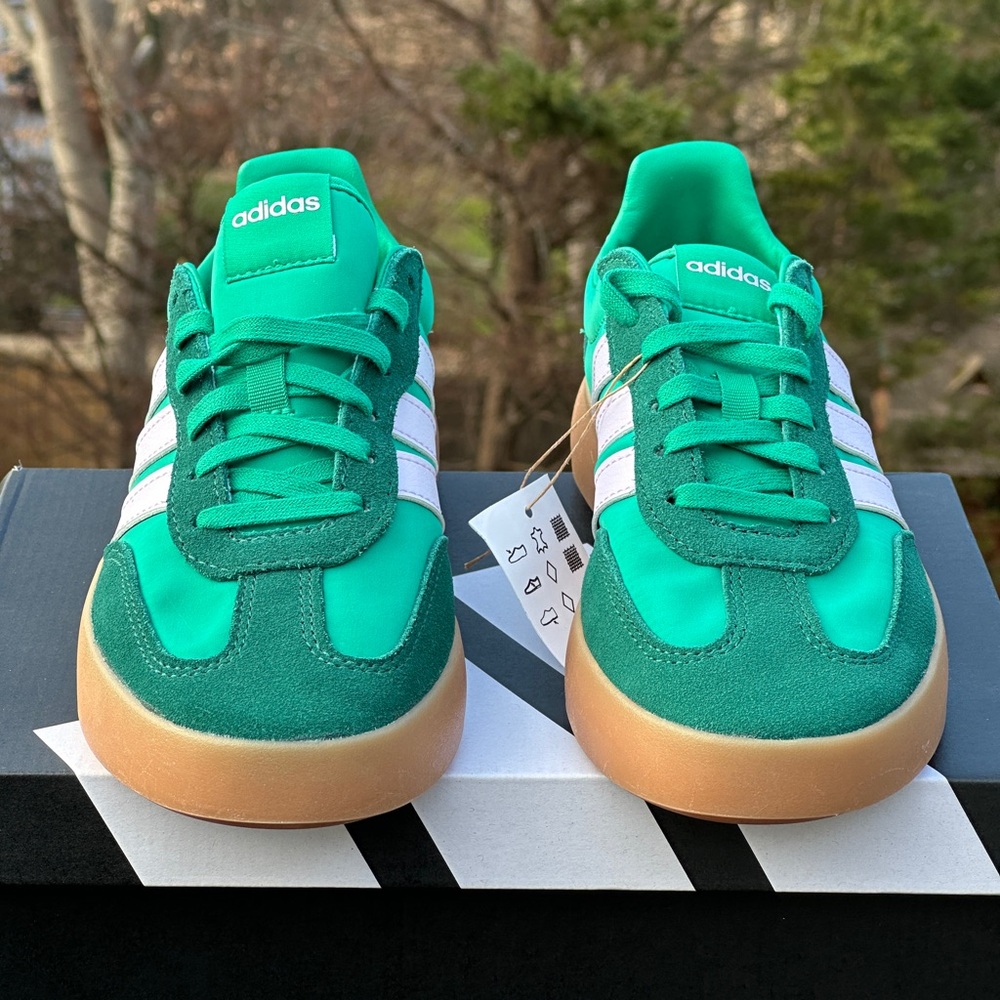 Adidas Green Casual Sneaker - Unisex Sizes US Womens 6 | 11 (Mens 4.5 | 9.5) NEW - Picture 3 of 10